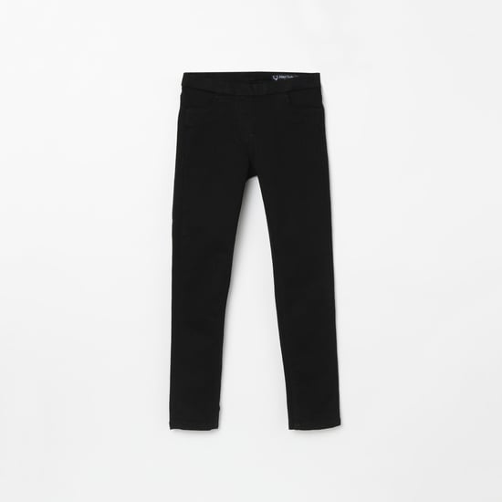 ALLEN SOLLY Solid Skinny Fit Jeggings