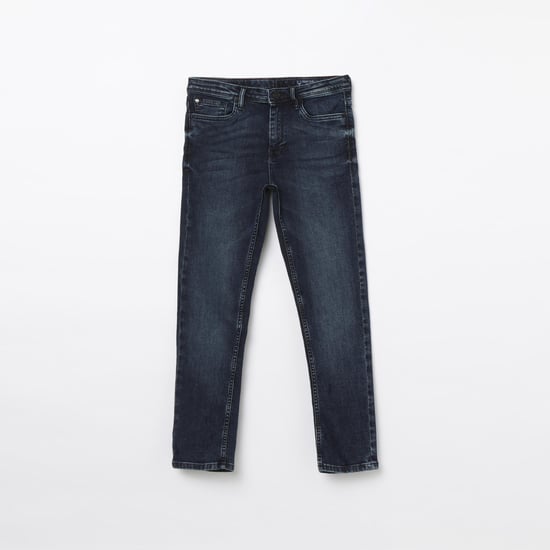 ALLEN SOLLY Stonewashed Slim Fit Jeans