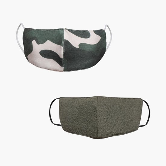 FAME FOREVER Kids Printed Reusable Face Mask - Pack of 2
