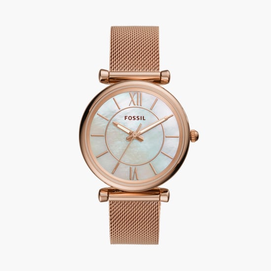 FOSSIL Carlie Women Analog Watch with Mesh Strap - ES4918