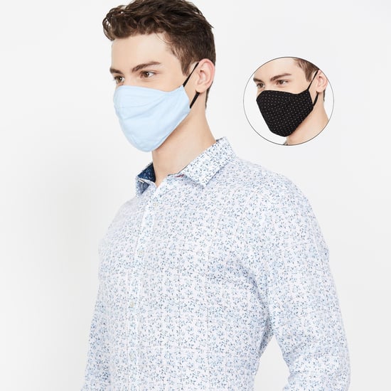 CODE Men Reusable Masks - Pack of 2 Pcs.