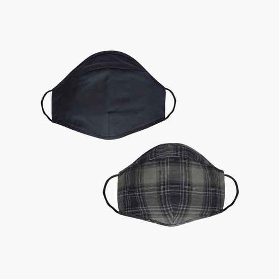 CODE Men Reusable Masks - Pack of 2 Pcs.