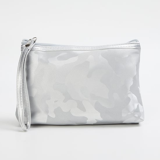 GINGER Women Camouflage Print Cosmetic Pouch