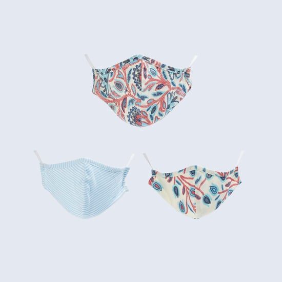 MELANGE Printed 3-Layer Outdoor Face Mask - Set of 3