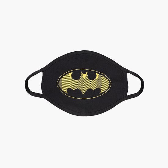 FREE AUTHORITY Men Batman Print 3-Layered Reusable Mask