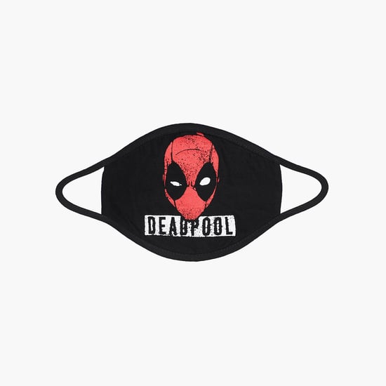 FREE AUTHORITY Men Deadpool Print 3-Layered Reusable Mask