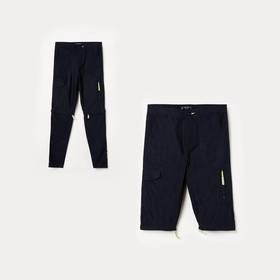 ALLEN SOLLY Boys Solid Casual Trousers