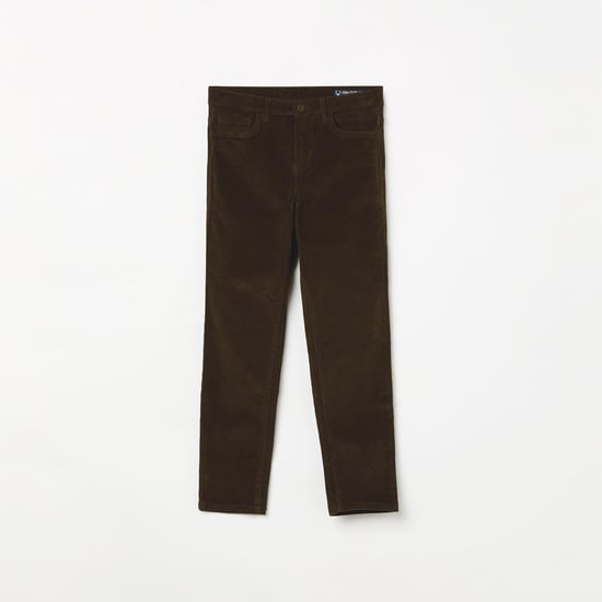ALLEN SOLLY Boys Solid Corduroy Trousers