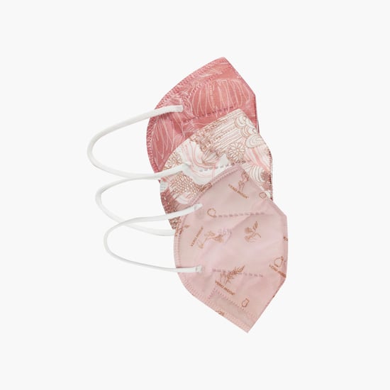 VERO MODA Women Printed Reusable Anti-Bacterial Face Mask - Pack of 3