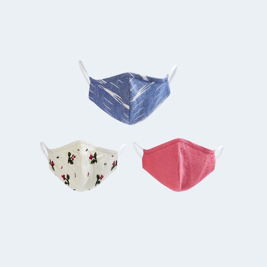 MELANGE Women Woven Cotton Masks - Pack of 3 Pcs.