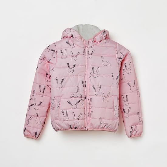 FAME FOREVER KIDS Girls Printed Puffer Jacket