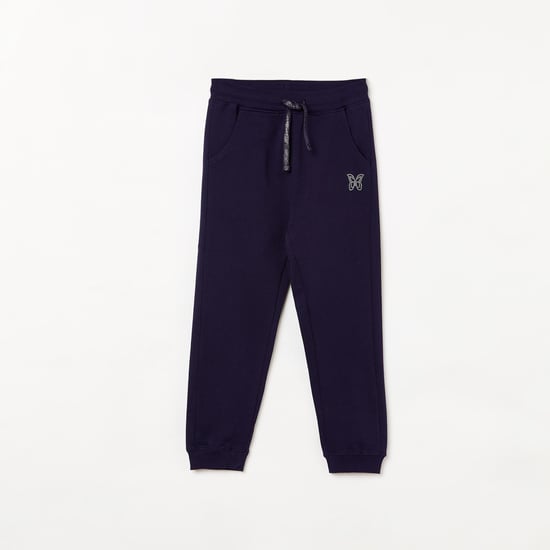 FAME FOREVER KIDS Girls Solid Elasticated Track Pants
