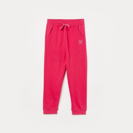 FAME FOREVER KIDS Girls Solid Elasticated Track Pants