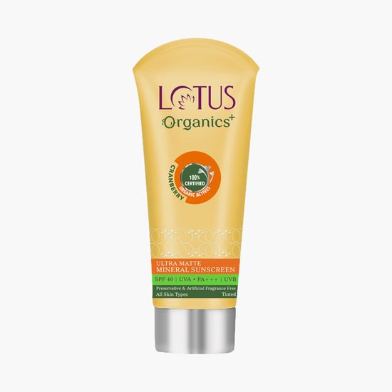 LOTUS Organics+ Ultra Matte Mineral Sunscreen SPF 40 l PA+++