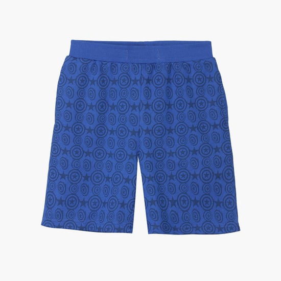 KIDSVILLE Boys Printed Elasticated Shorts