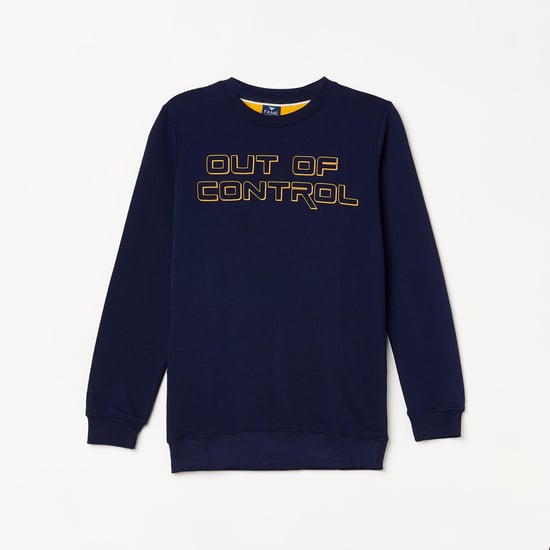 FAME FOREVER YOUNG Boys Printed Crew Neck Sweatshirt
