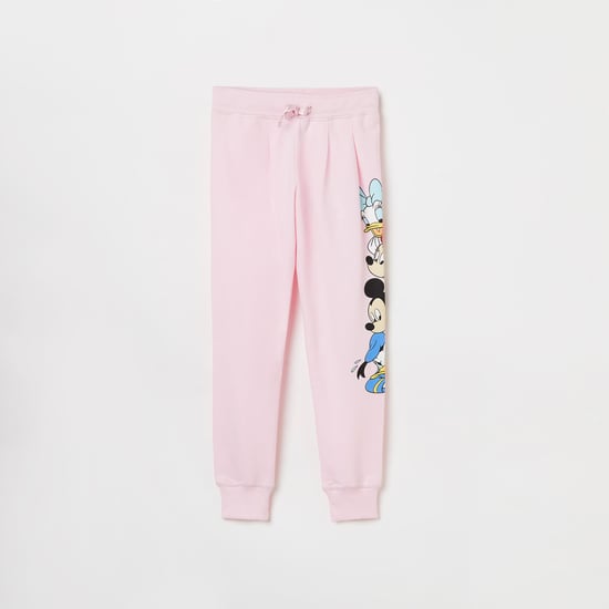 KIDSVILLE Girls Printed Knitted Joggers