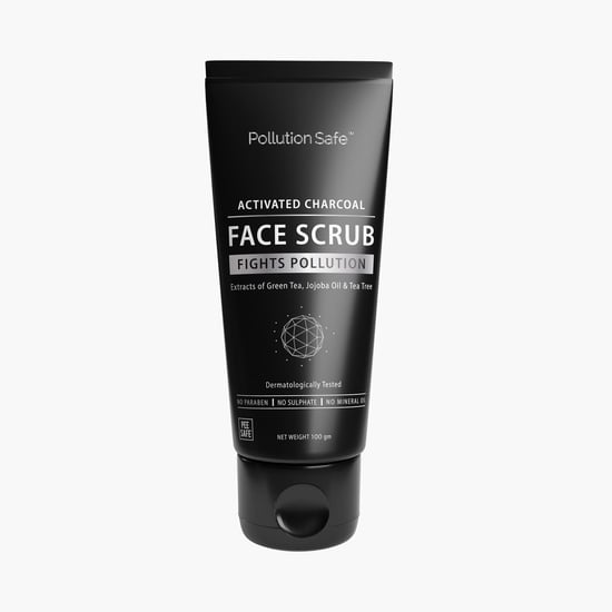 POLLUTION SAFE Activated Charcoal Face Scrub