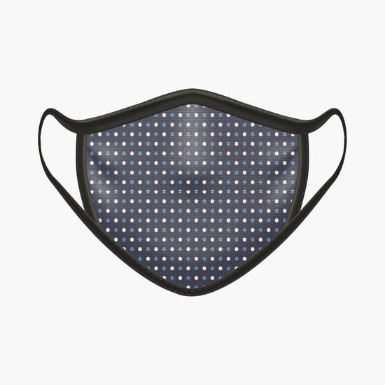 RAHO SAFE Men Polka-Dot Print 2-Filter Face Mask