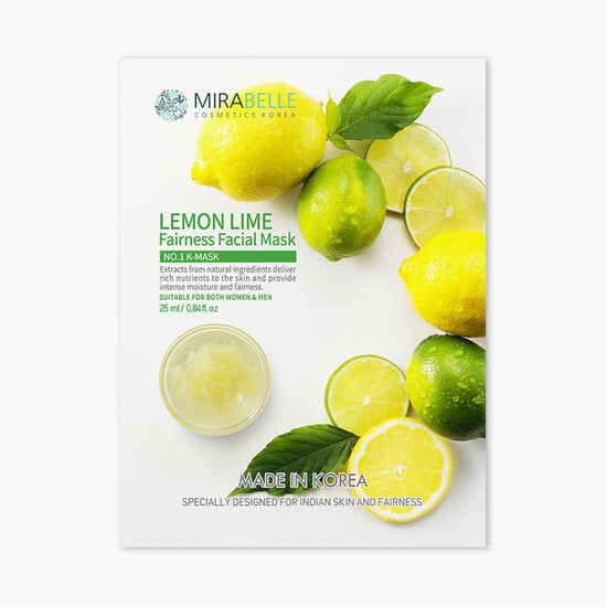 MIRABELLE Korea Fairness Facial Sheet Mask- Lemon