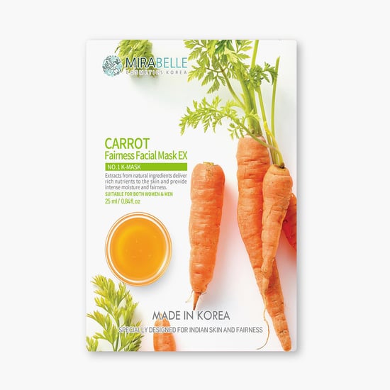 MIRABELLE Korea Fairness Facial Sheet Mask- Carrot
