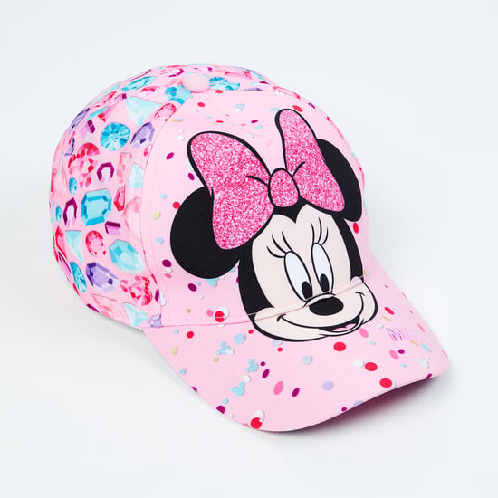 KIDSVILLE Girls Minnie Mouse Print Baseball Cap