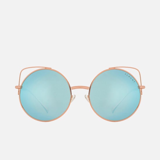 FEMINA FLAUNT Women Polarised Mirrored Round Sunglassses - 9018-C2