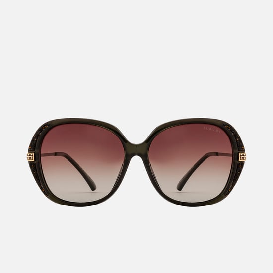 FEMINA FLAUNT Women Embellished Oversized Polarized Sunglasses-9005-C4