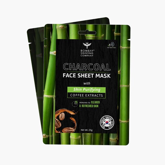 BOMBAY SHAVING COMPANY Charcoal Face Sheet Mask