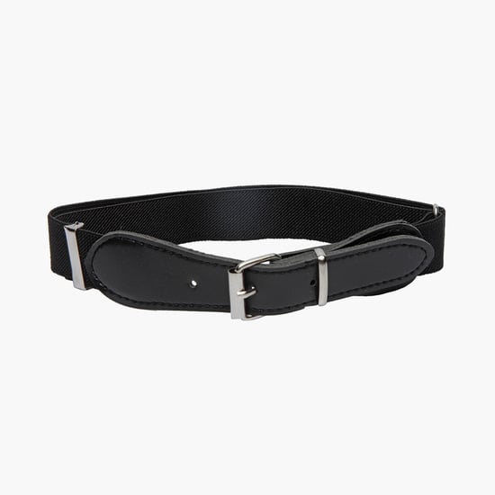 STOLN Girls Solid Elasticated Belt
