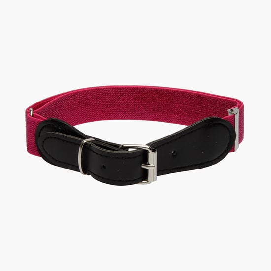 STOLN Girls Solid Elasticated Belt
