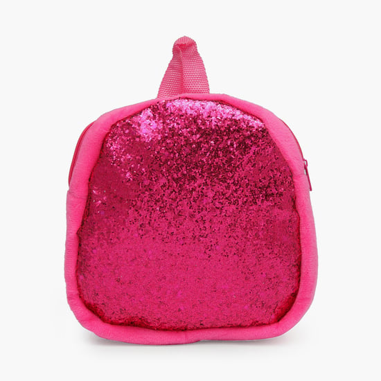 STOLN Girls Sequinned Zip-Closure Backpack