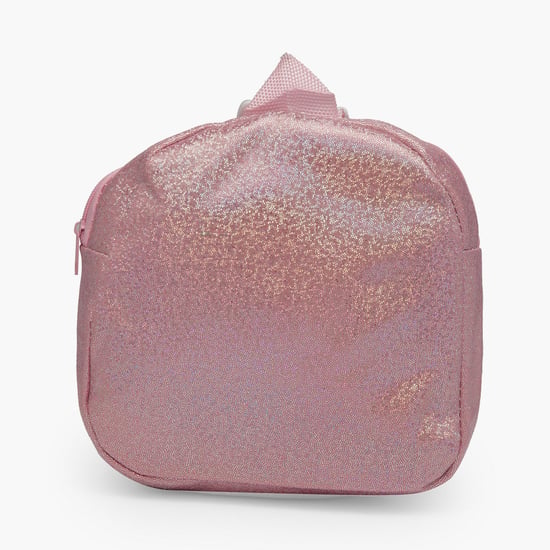 STOLN Girls Glitter Zip-Closure Backpack