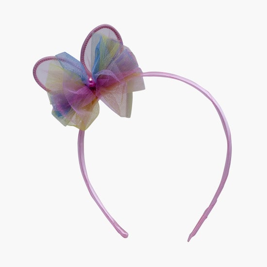 STOLN Girls Bow Accent Hairband