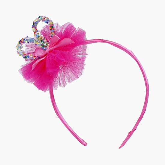 STOLN Girls Bunny Ear Accent Hairband