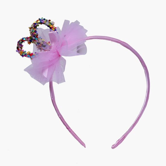STOLN Girls Bunny Ear Accent Hairband