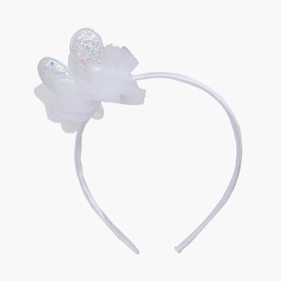 STOLN Girls Bunny Ear Accent Hairband