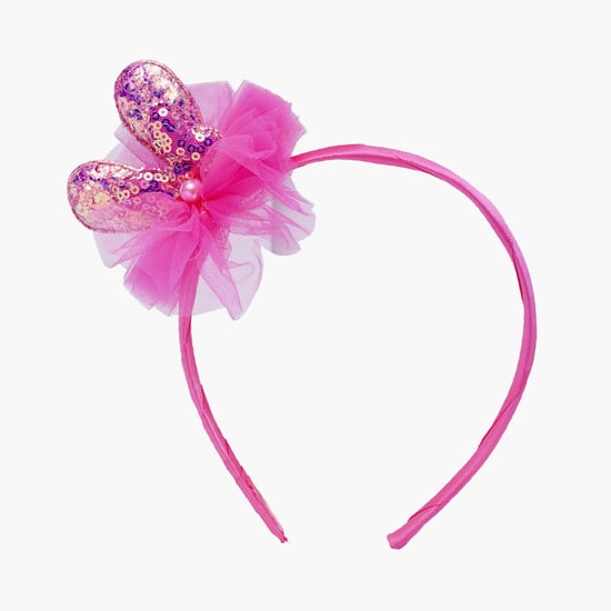 STOLN Girls Bunny Ear Accent Hairband