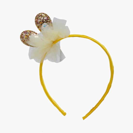 STOLN Girls Bunny Ear Accent Hairband