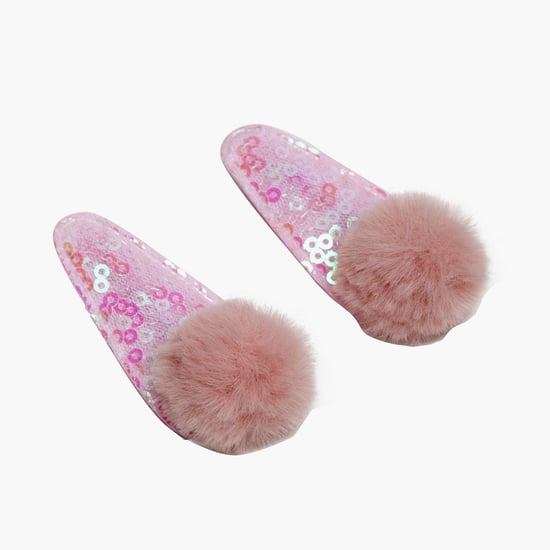 STOLN Girls Sequinned Tic-Tac Clips - Set of 2