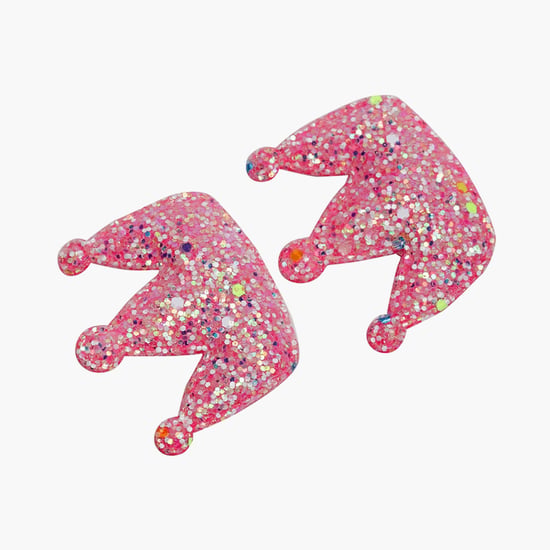 STOLN Girls Sequinned Crown Accent Alligator Clips - Set of 2