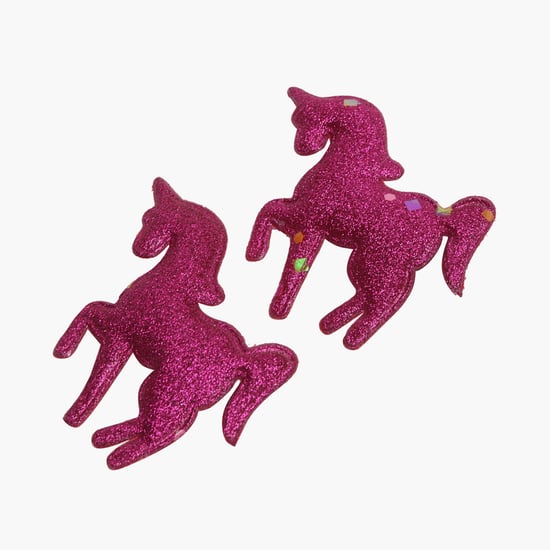 STOLN Girls Unicorn Shape Hair Clip - Set of 2