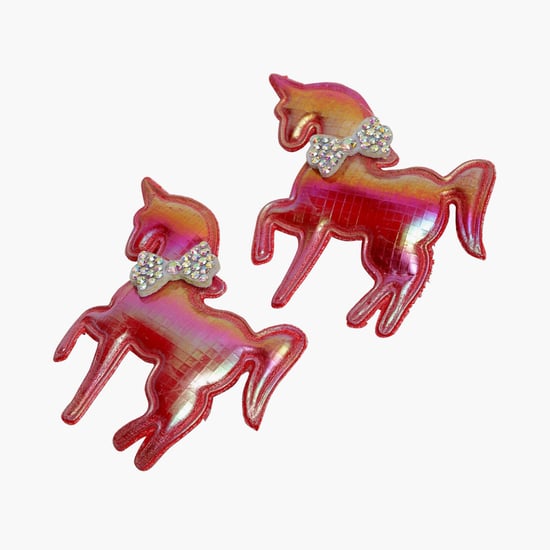 STOLN Girls Horse Shape Hair Clips - Set of 2