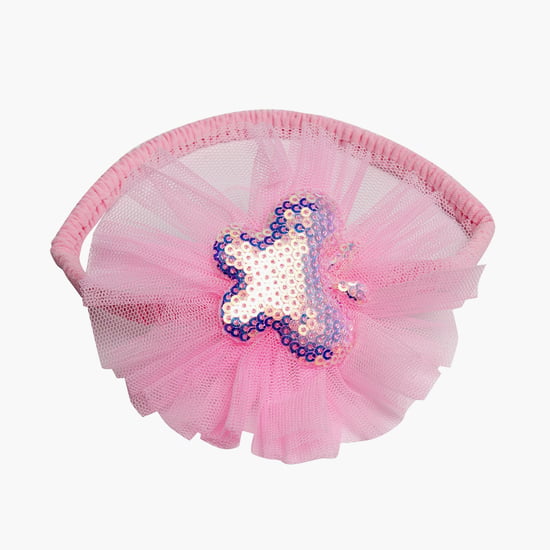 STOLN Girls Sequinned Tulle Detail Rubber Band