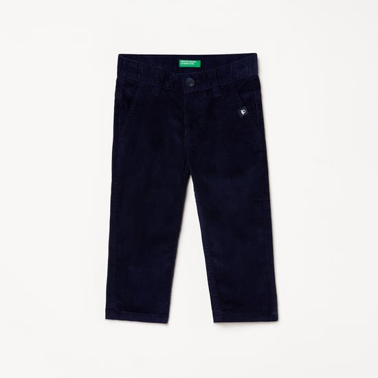 UNITED COLORS OF BENETTON Boys Solid Corduroy Trousers