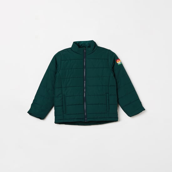 UNITED COLORS OF BENETTON Boys Printed Puffed Full Sleeves Jacket