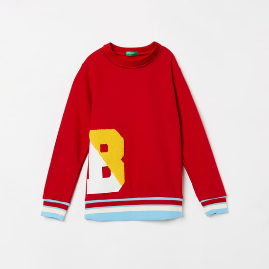 UNITED COLORS OF BENETTON Boys Printed Full Sleeves Sweatshirt