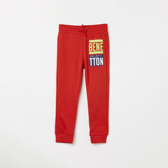 UNITED COLORS OF BENETTON Boys Printed Drawstring Waist Joggers