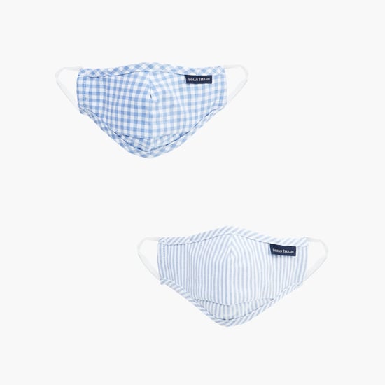 INDIAN TERRAIN Kids Printed Anti-Microbial Meltblown Masks - Pack of 2
