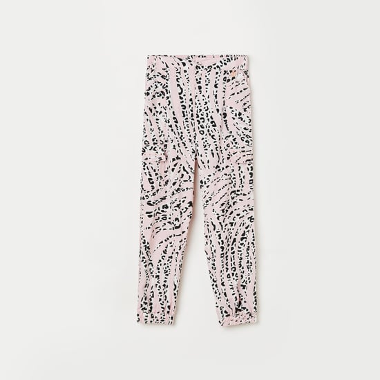 ANGEL & ROCKET Girls Printed Casual Joggers